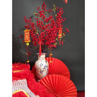 Bình gốm sứ truyền thống, gốm Bách Hoa Bình Dương trang trí tết
