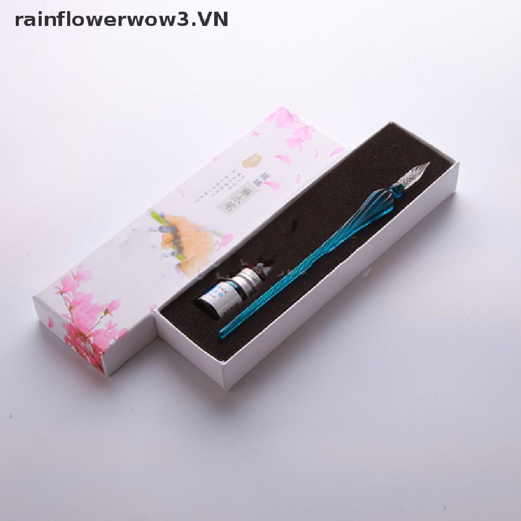 1 Bút Mực Nước Bằng Kính Phong Cách Vintage