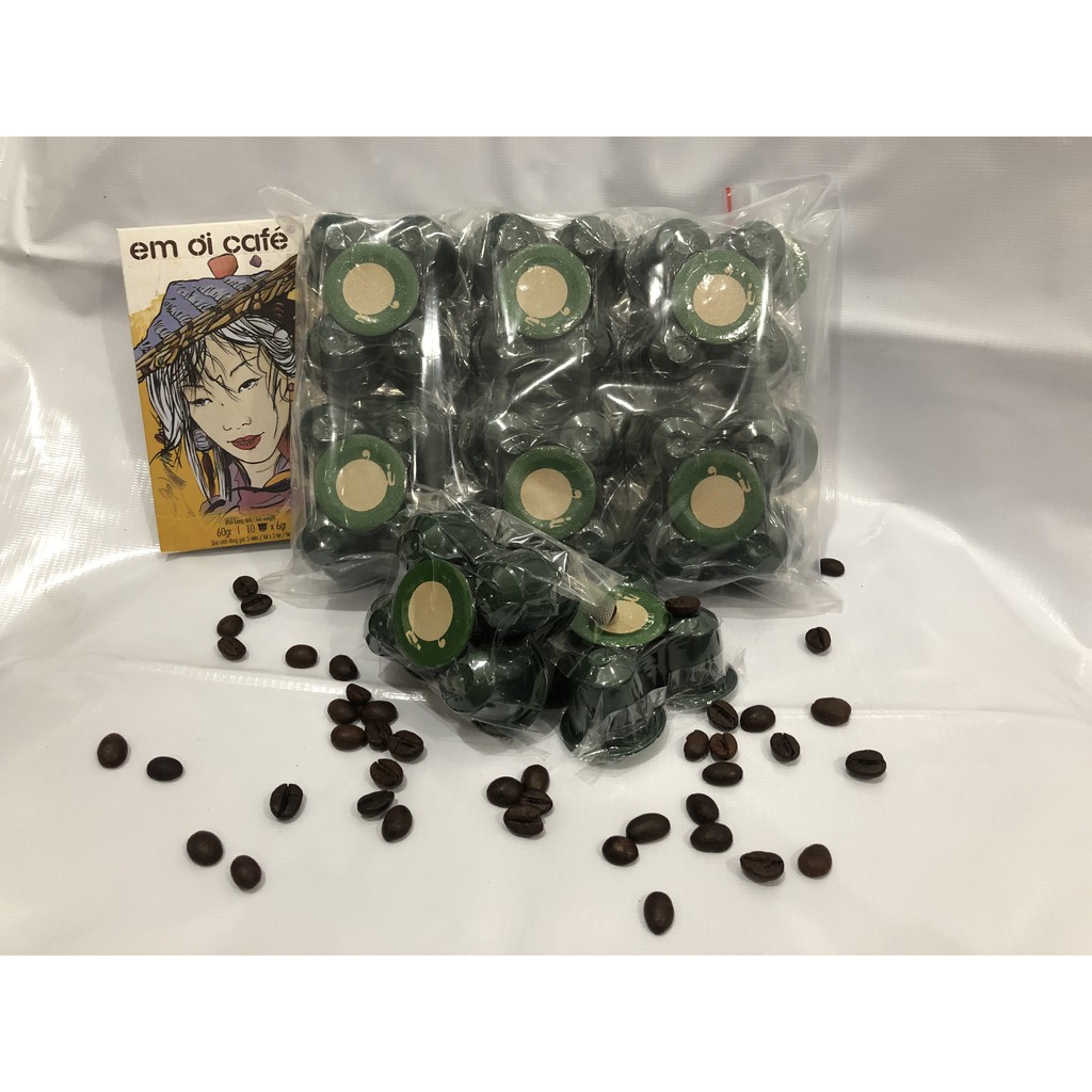 Cà phê viên nén (60 viên) - 3 vị cà phê hạng phổ thông (Coffee Capsule)