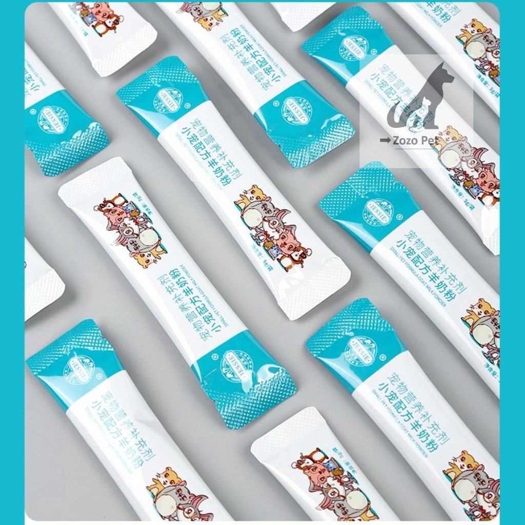 Bột sữa dê Jessie (1 gói 5gr) dành cho hamster/thỏ/bọ/sóc/nhím