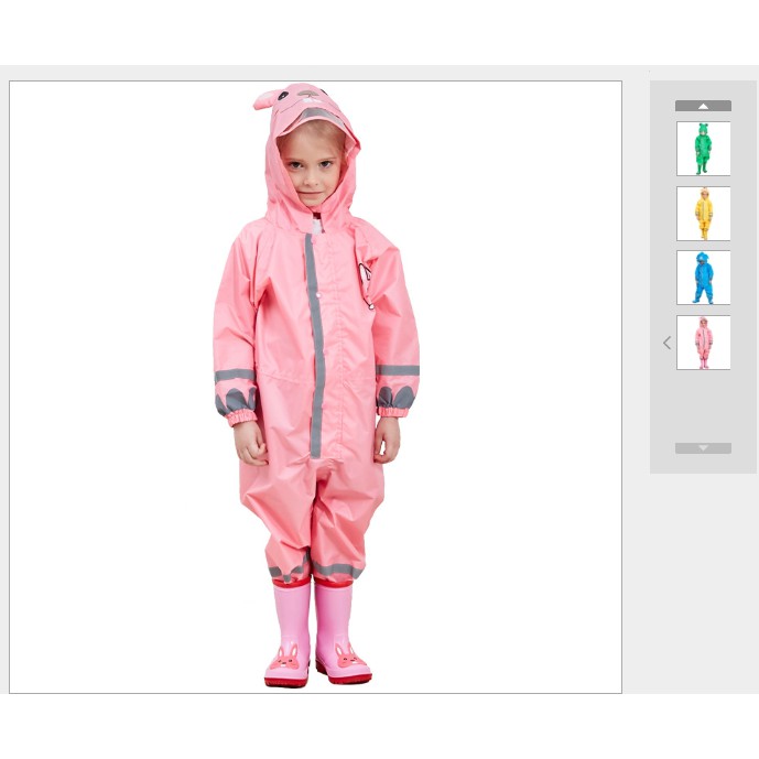 Áo mưa cho bé áo mưa bé gái liền quần