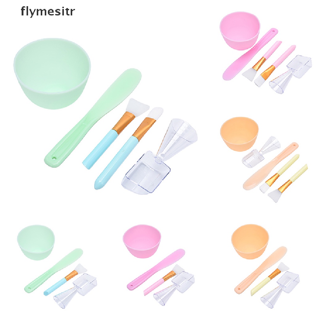 [Hàng mới về] Set dụng cụ silicon đắp mặt nạ DIY tiện lợi