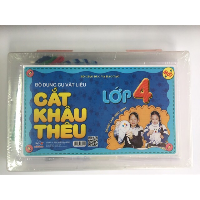 Bộ kĩ thuật khâu thêu lớp 4