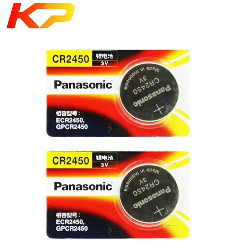 pin CR2450 panasonic lithium 3V