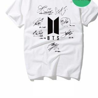 [KThu} ÁO THUN BTS TAY LỠ CHỮ KÝ {CuBin}
