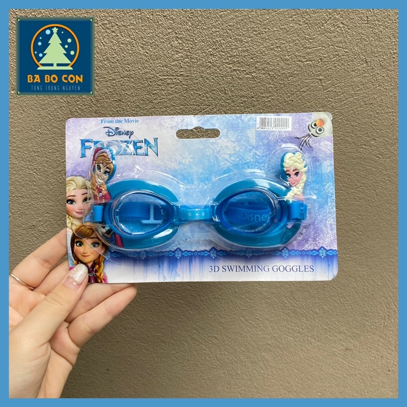 Kính bơi trẻ em Disney Frozen cho bé từ 3-5 tuổi, fullbox hàng new 100%