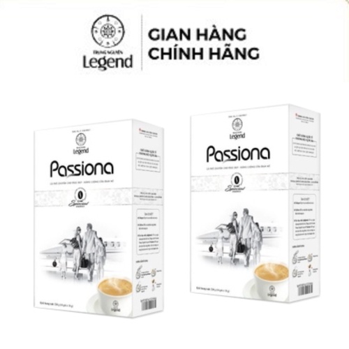 [Cà Phê Hòa Tan] Combo 2 Hộp Cà phê Passiona - Hộp 14 Sticks - Trung Nguyên Legend (Collagen)