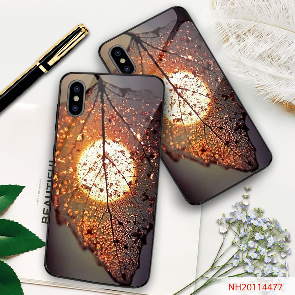 [HOT] - ỐP IPHONE, SAMSUNG TRÁNG GƯƠNG IN HÌNH ÁNH TRĂNG SAU CHIẾC LÁ NH20114477