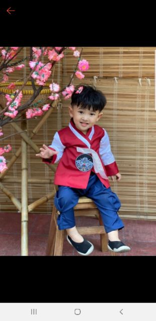 Hanbok bé trai giá rẻ rất xinh