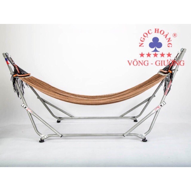 Võng xếp Ngọc Hoàng Thuyền Rồng (khung+lưới cán thép a 50)