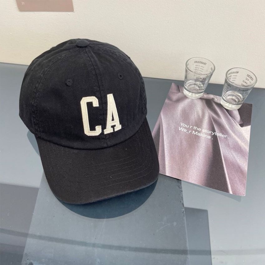 Mũ lưỡi trai thêu chữ CA Nón kết nhiều màu phong cách Ulzzang form unisex nam nữ