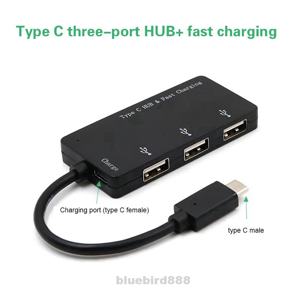 Bộ Chia Cổng Sạc Nhanh Type C Chất Liệu Nhựa Abs Tốc Độ Cao Cho Máy Tính | BigBuy360 - bigbuy360.vn