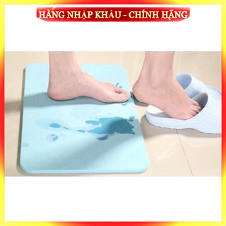 [Sản Phẩm Loại 1] Thảm Nhật Bản lau chân đá cứng siêu thấm hút chống trơn trượt ẩm mốc