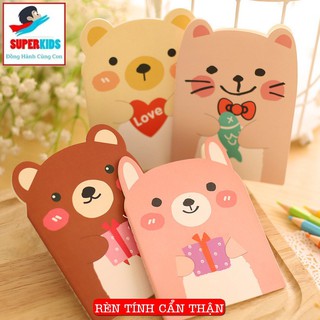 Sổ Vở Cầm Tay [GIÁ SỈ] Sổ Tay Hình Động Vật