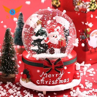 Quả cầu pha lê phát nhạc hình ông già Noel