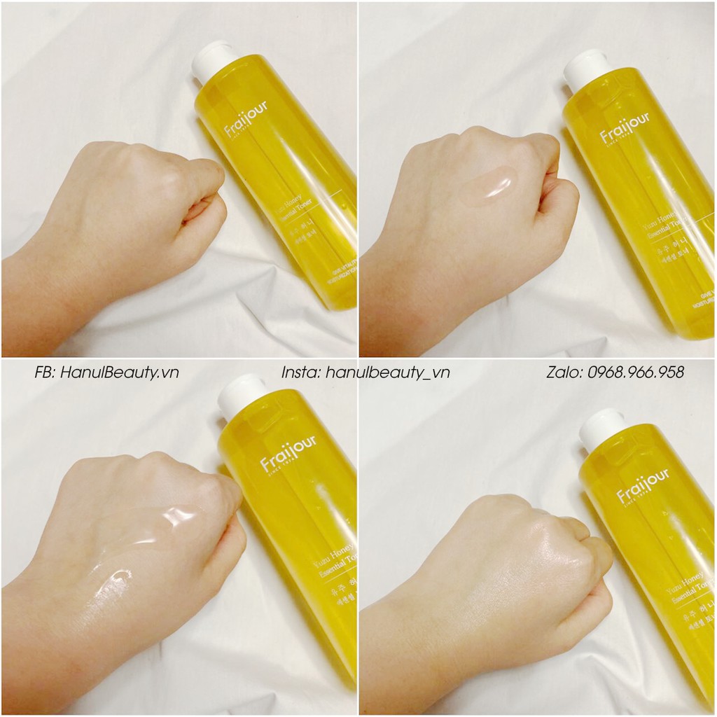 Toner FRAIJOUR dưỡng sáng da Yuzu Honey Essential Toner 250ml