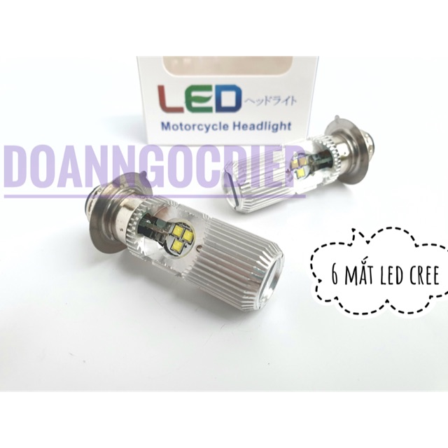 Đèn led shilan 6 mắt chân M5. led shilan m5 6 mắt. giá 1 bóng