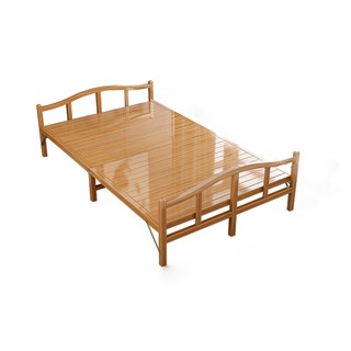 (XẢ TỒN TẾT 3 NGÀY)Giường ngủ đơn gấp gọn bằng gỗ tre tự nhiên xếp gọn ép nhiệt siêu chắc chắn, chõng tre đẹp kích thước