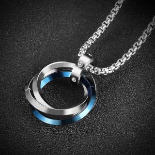 Dây Chuyền Thép Titan Thiết Kế Đơn Giản Phong Cách Hip Hop Cá Tính Cho Nam