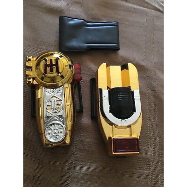 Đồ chơi siêu nhân MIGHTY MORPHIN POWER RANGERS ZEO THE GOLD RANGER'S ZEONIZER MORPHER RARE!