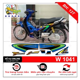 Ten rời xe wave  S 125 xanh đen