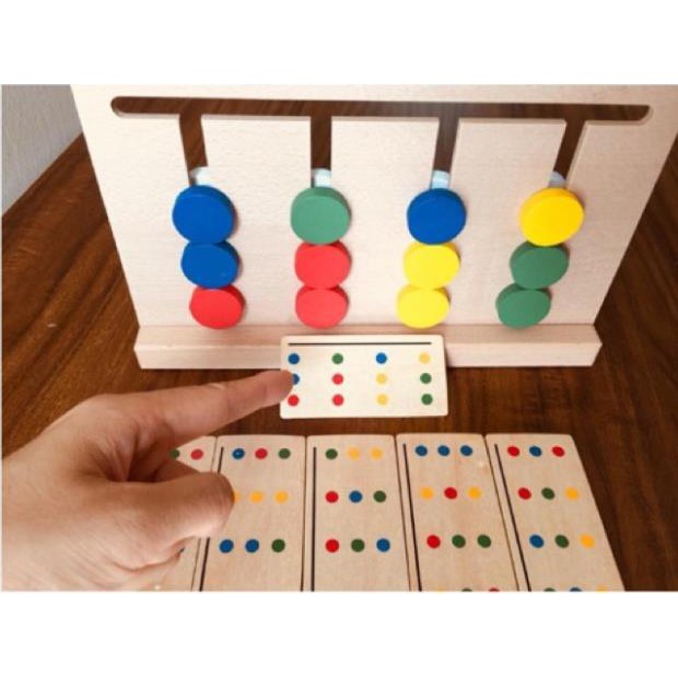 TƯ DUY LOGIC TOÁN HỌC MONTESSORI 4 MÀU