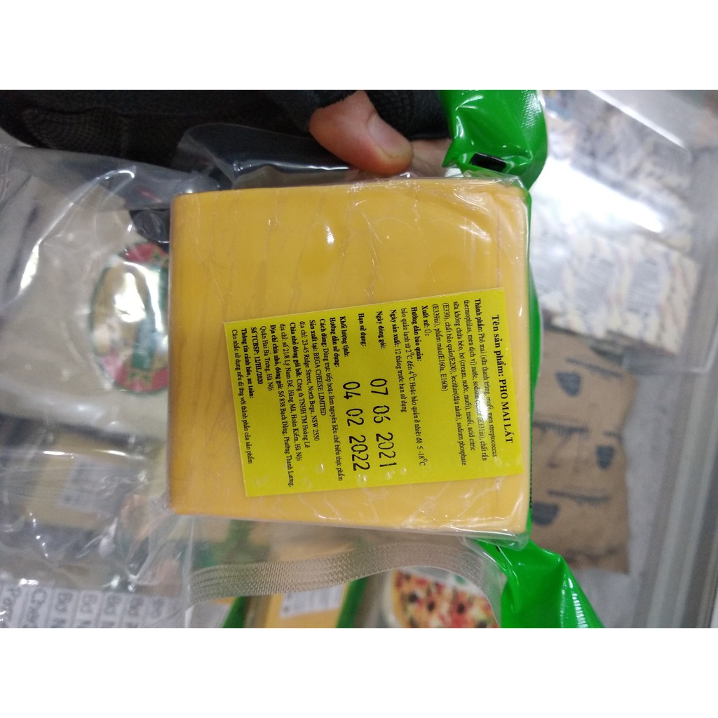 Phô mai lát cheddar cam hiệu Kiwi Túi 28 Lát