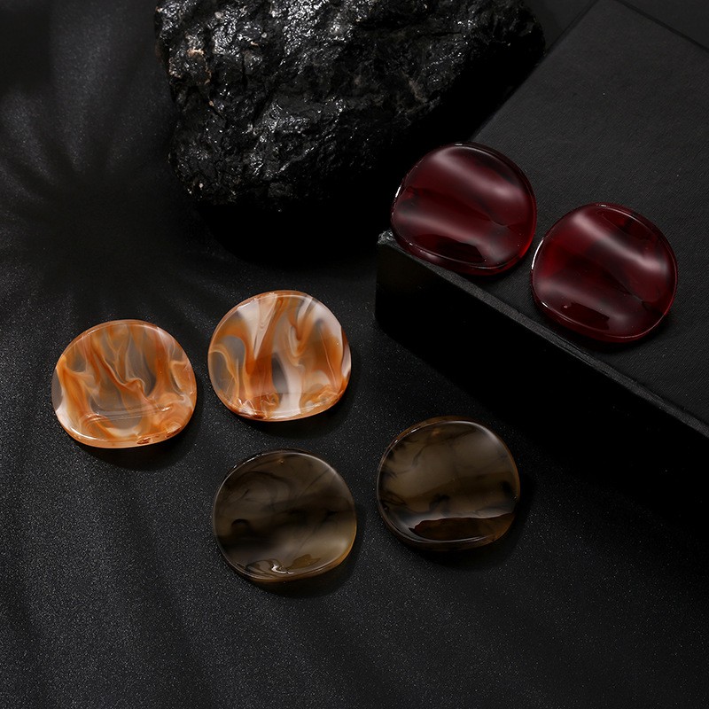 Fashion Vintage Geometric Round Ear Earrings