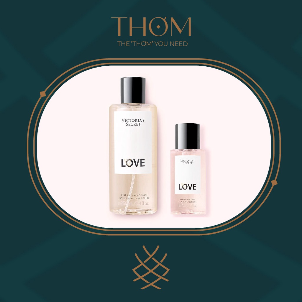Xịt Thơm Toàn Thân Victoria's Secret Fine Fragrance Mist 75ML LOVE | FRIST LOVE