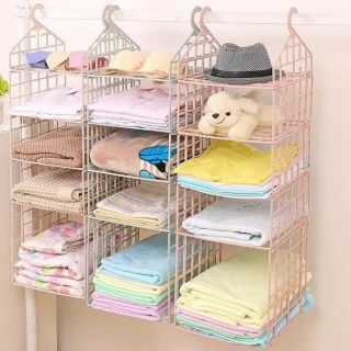 Giá treo quần áo 4 tầng bằng nhựa cao cấp
