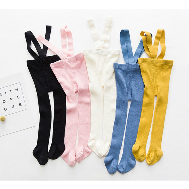 Quần Tất Cotton Màu Trơn Dễ Thương Cho Bé Gái