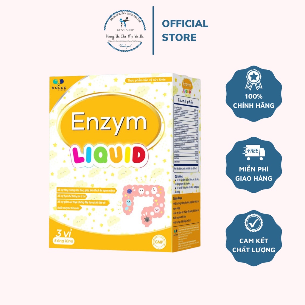 Hỗ trợ cho các bé biếng ăn Enzym liquid giúp bé ăn ngon, hấp thụ tốt thumbnail