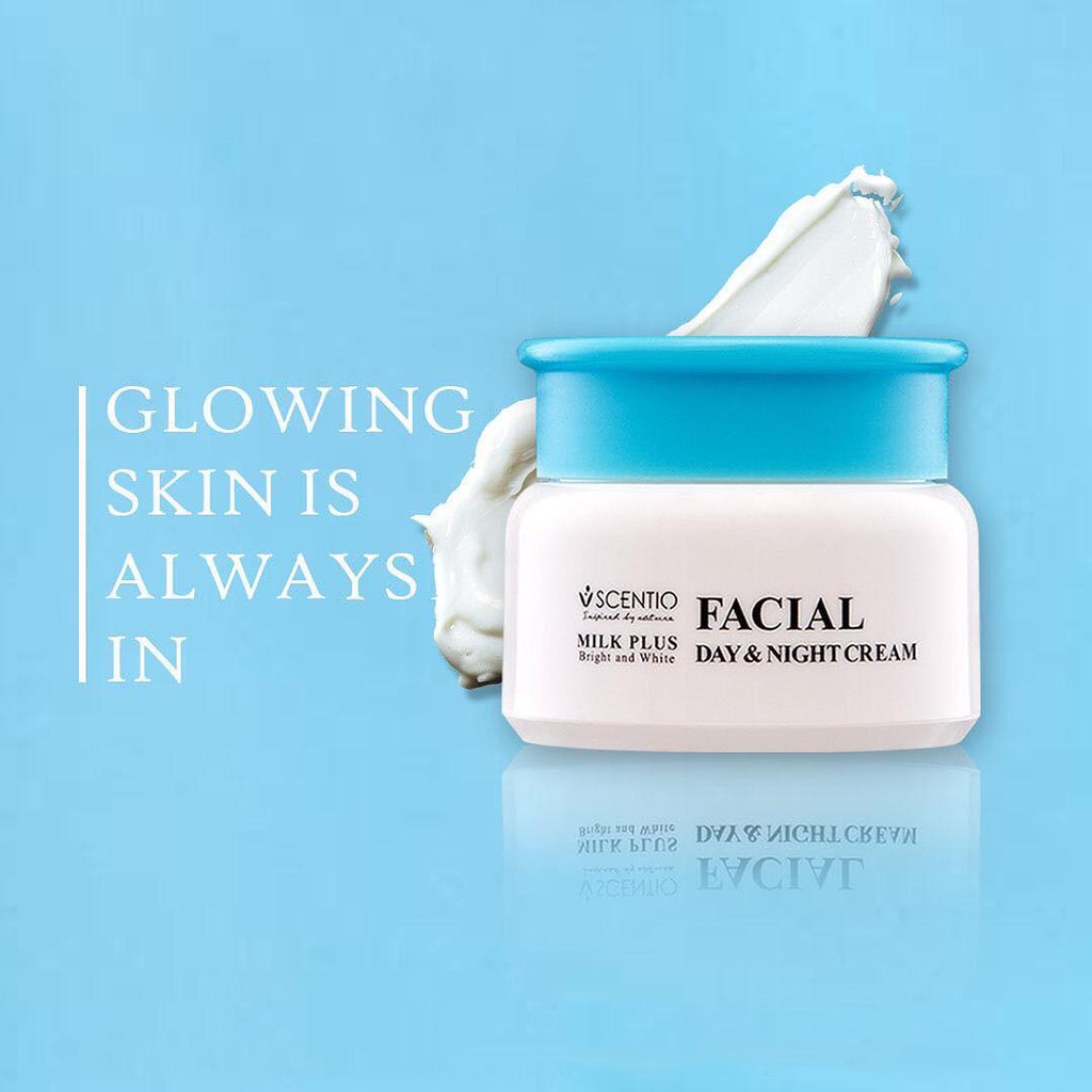 Kem dưỡng trắng da và sáng mịn ngày và đêm Beauty Buffet Scentio Milk Plus 50ml
