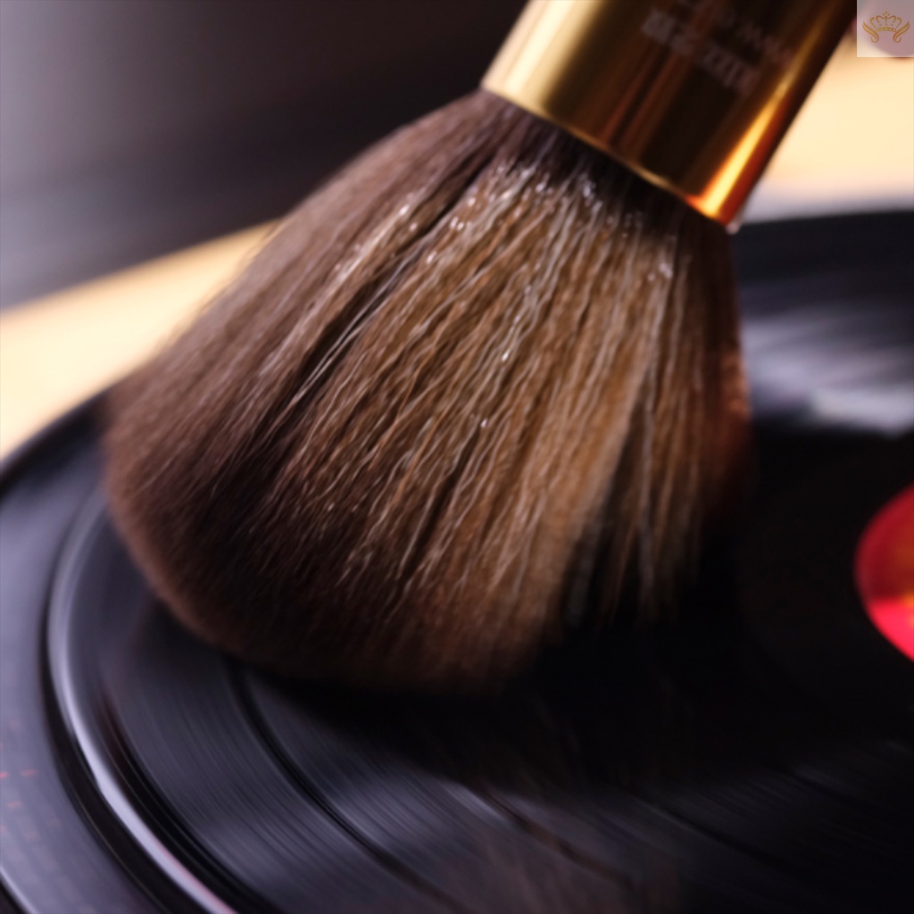 Cọ Vệ Sinh Đĩa Than Vinyl Chống Tĩnh Điện Mềm Mại Đa Năng Có Thể Xoay Được