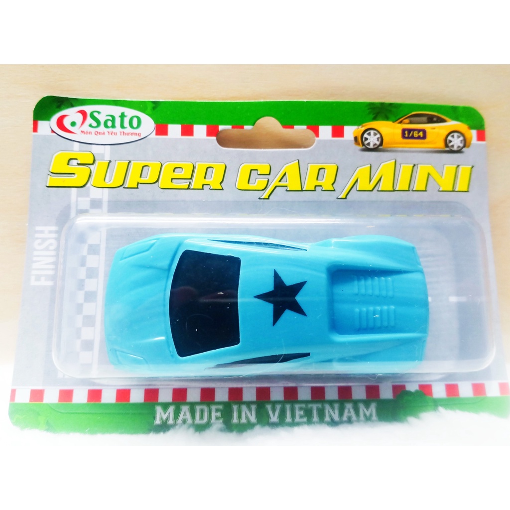 Ô Tô SUPER CAR MINI  (SATO 05) Chạy Đà Bằng Nhựa Cao Cấp