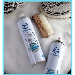 Chai xịt bọt vệ sinh giày Sneaker Chính Hãng MAPOWER 300ml - Chai xịt bọt tuyết làm sạch cao cấp chuyên cho giày Sneaker