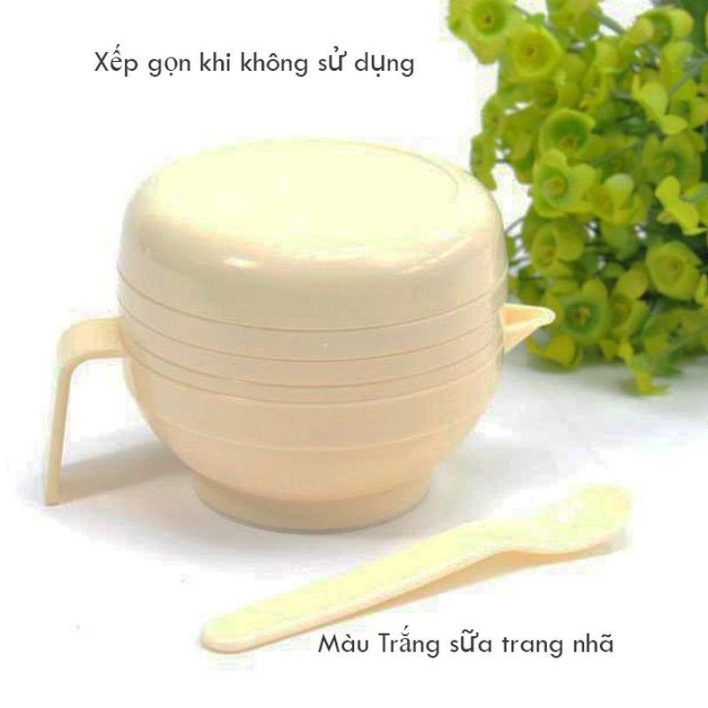 Bộ dụng cụ chế biến ăn dặm cho bé 7 chi tiết.