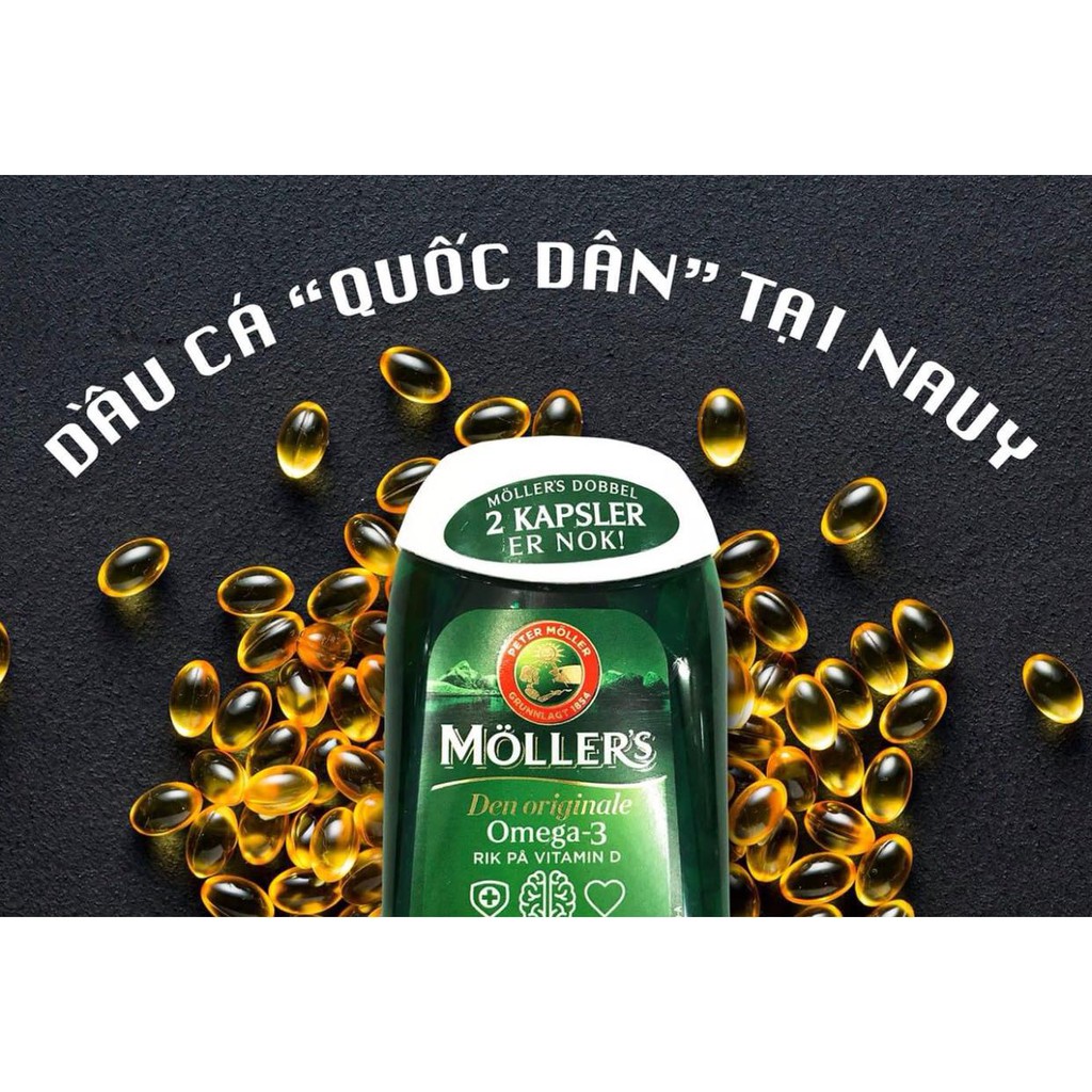 Dầu cá Moller dạng viên nội địa Nauy | BigBuy360 - bigbuy360.vn