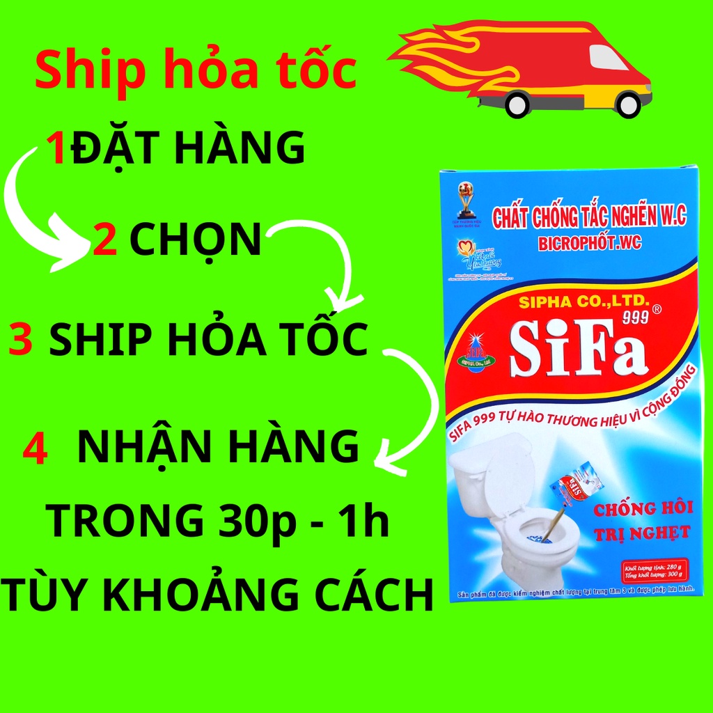 Bột thông bồn cầu, bột thông cống, bột thông cống cực mạnh, thông bồn cầu, Sifa999 200gr-300gr