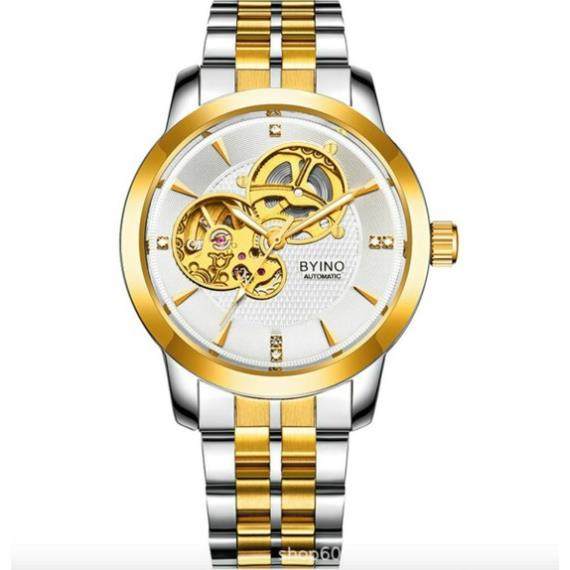 Đồng Hồ Nam BYINO Cơ Dây Kim Loại- A09 - MaiRin Watch