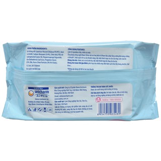 Khăn ướt Bobby không mùi 100 miếng (Xanh)