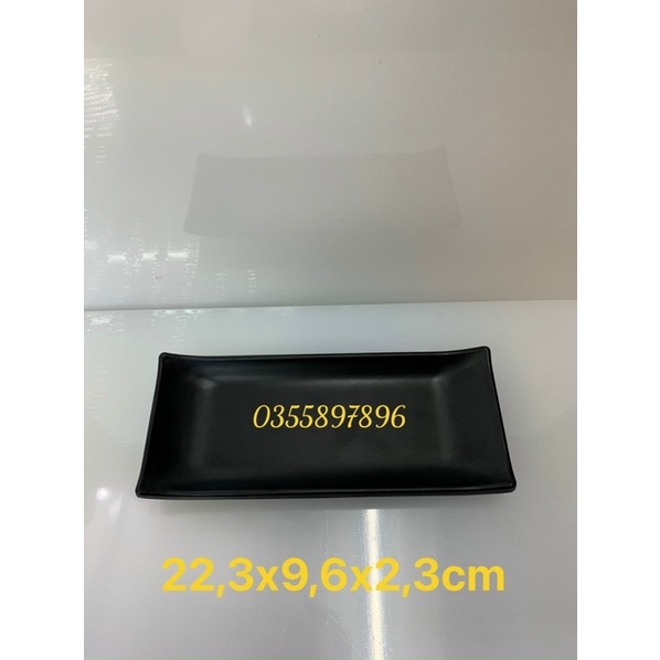 Đĩa chữ Nhật 22x9,5cm