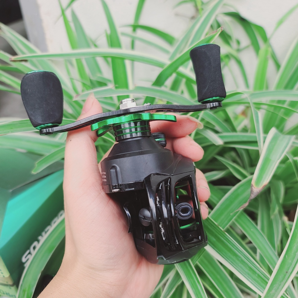 Máy ngang Câu Lure Proberos Xanh Đen full kim loại chất lượng cao thegioidocaulure68