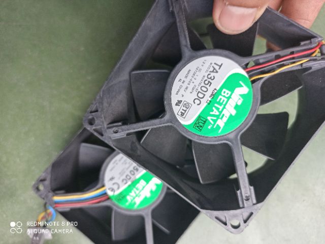 Quạt tản nhiệt Delta & Nidec, Sunon 12v vuông 9cm 3,4 pin