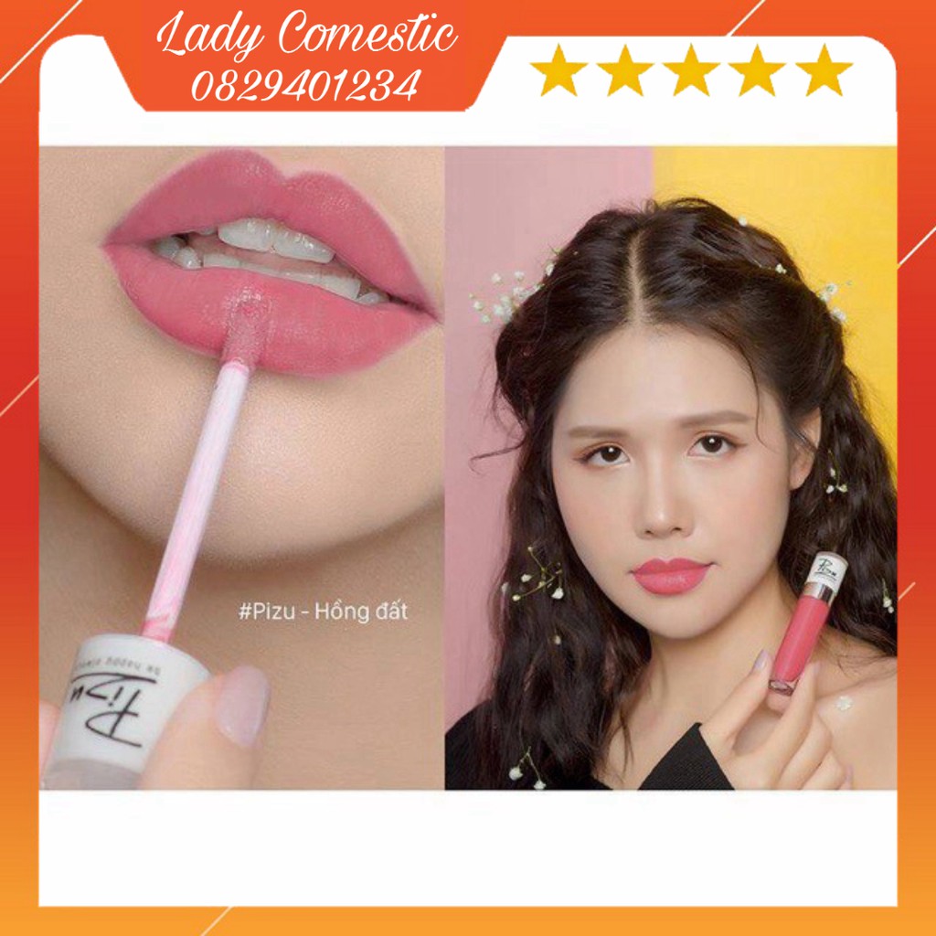 [HÀNG CHÍNH HÃNG]  Combo 2 Cây Son Kem Lỳ PIZU SEXY LIPSTICK