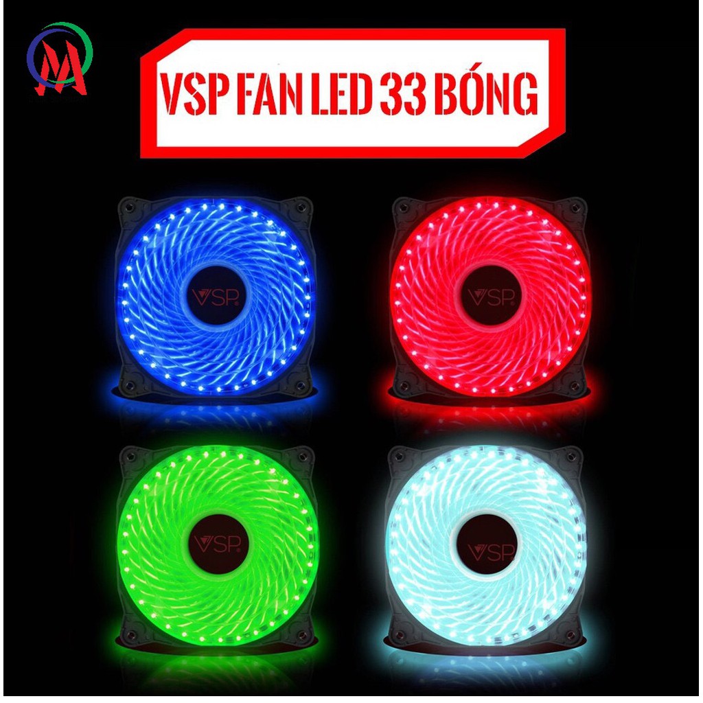 Fan Case VSP -12cm- LED 33 Bóng