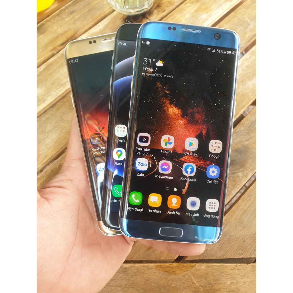 Điện thoại Samsung Galaxy S7 Edge Hàn - màn hình cong 5.5'' Ram 4GB / Rom 32GB cao cấp thời trang máy đã lên 2 sim