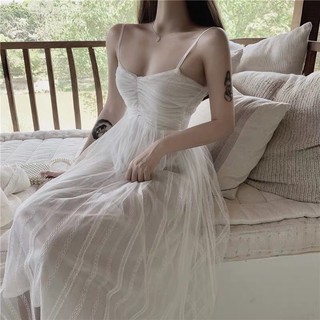 Váy tiểu thư công chúa trắng  ( ảnh thật phía sau)