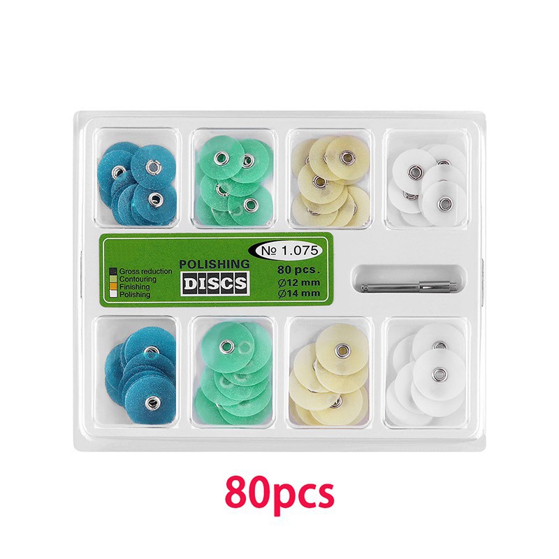 Bộ 80 Đĩa Đánh Bóng Răng Chuyên Dụng