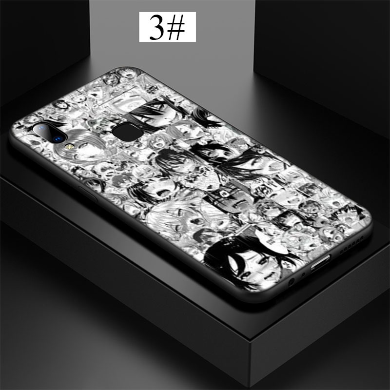 Ốp điện thoại silicon mềm hình cô gái anime Nhật Bản Ahegao cho OPPO A93 A92 A91 A72 A54 A53 A52 A32 A31 A15 A15S A8 A1K DX3